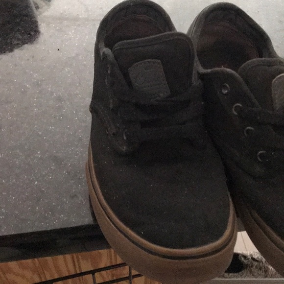 Vans Shoes | Black Vans with Brown Soles | Color: Black/Brown | Size: 4bb | Janlod's Closet